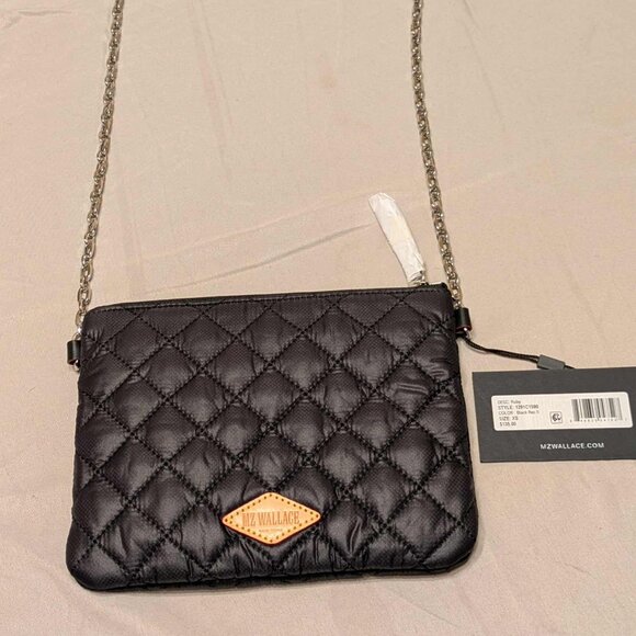 MZ Wallace Cross Body XS Black Nylon Utility Purse New w Tags. - Picture 1 of 13